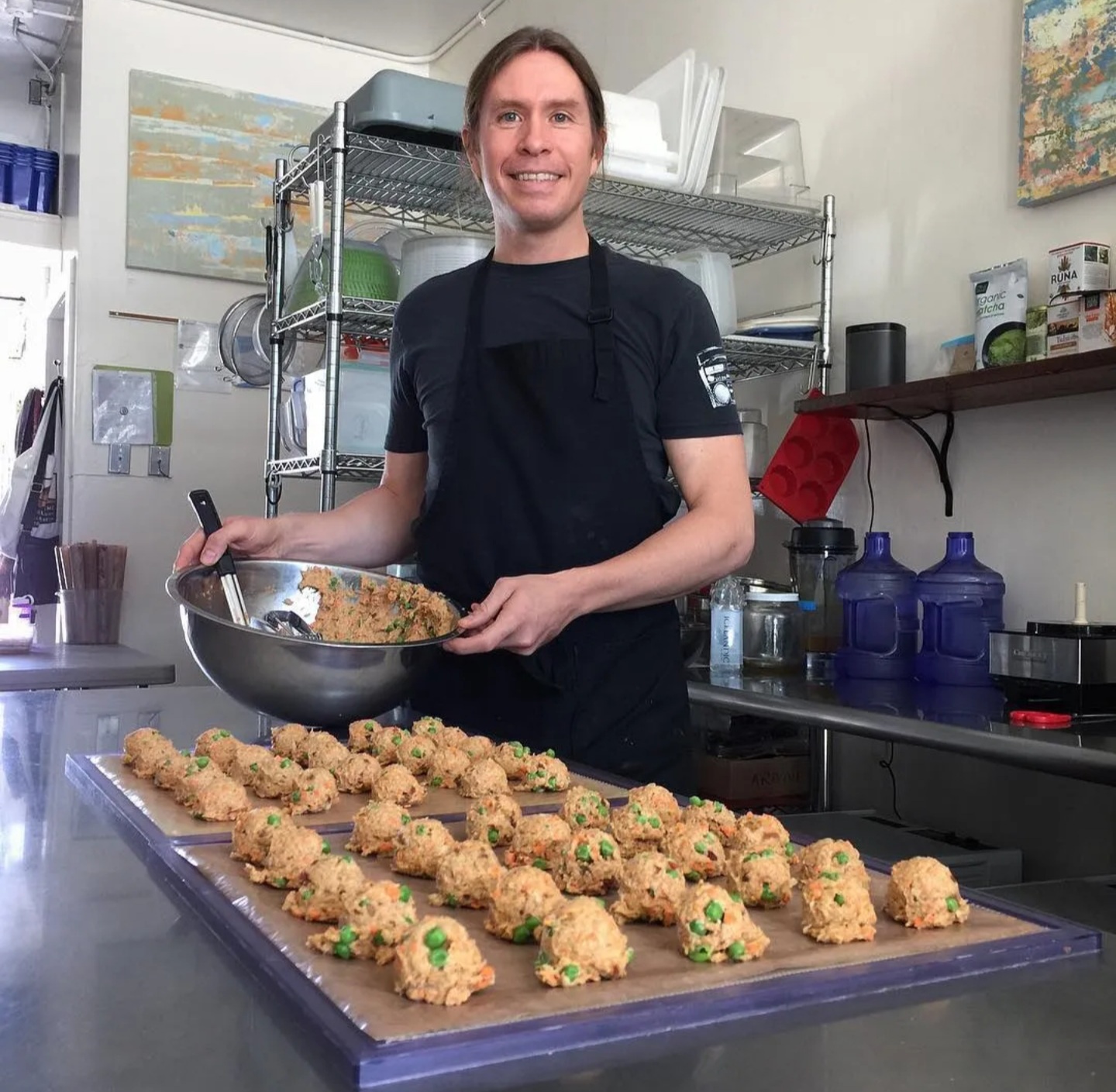 Master Raw Vegan Chef Ocean With Raw Vegan Koftas