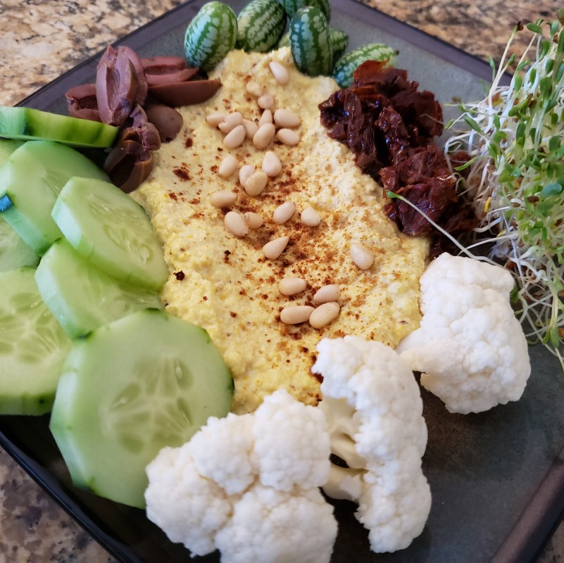 Raw Vegan Hummus by Chef Ocean