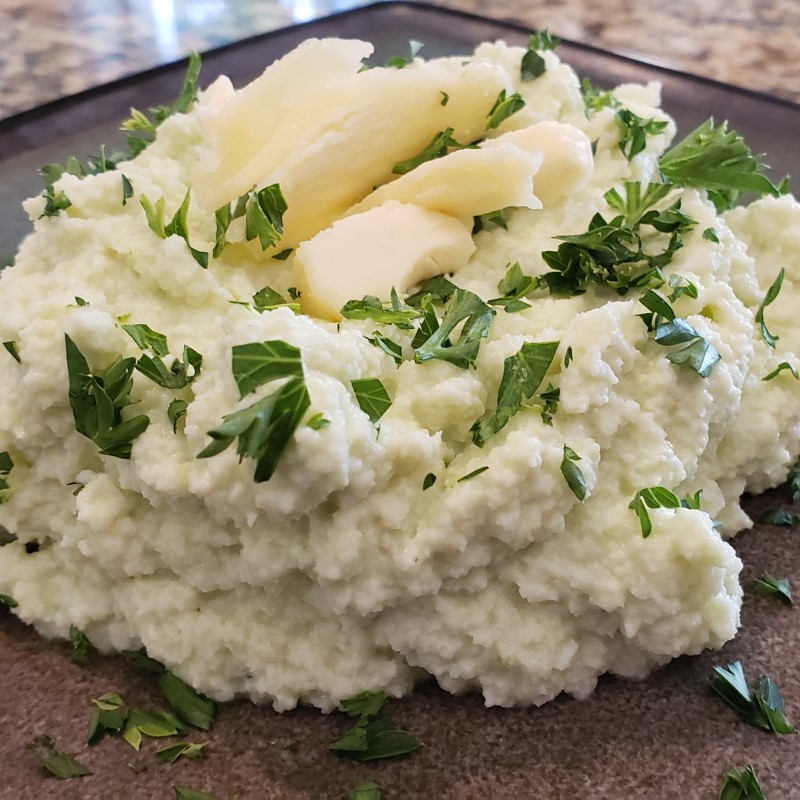 Raw Vegan Mashed Notatoes by Chef Ocean