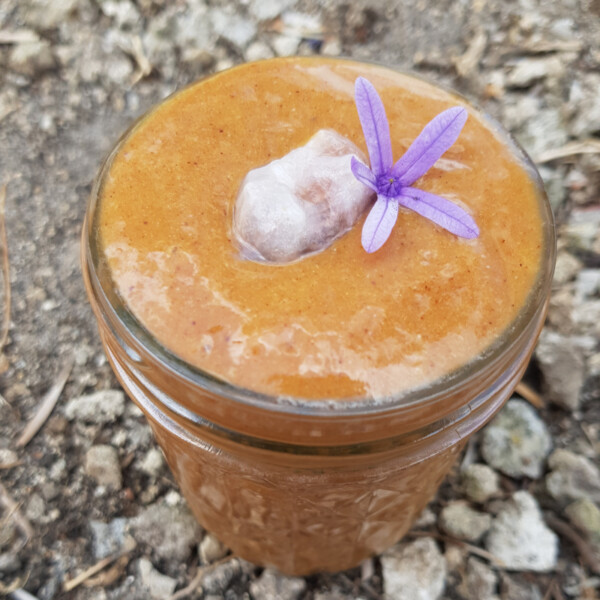 Guava Lemon Coconut Date Smoothie